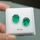 Ruif Jewelry Top Quality 9x11mm Big Corner Emerald Cut Lab Grown Emeralds Columbia Color Loose Gemstone for Diy Jewelry Making