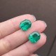 Ruif Jewelry Top Quality 9x11mm Big Corner Emerald Cut Lab Grown Emeralds Columbia Color Loose Gemstone for Diy Jewelry Making