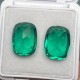 Ruif Jewelry Top Quality 12x16mm Cushion Cut Lab Grown Emeralds Columbia Color Loose Gemstone for Diy Jewelry Making