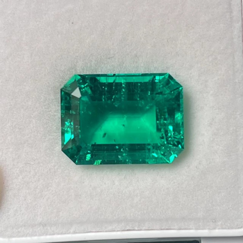 Pirmiana Big Size 11.195ct Emerald Cut 12x16mm Lab Grown Emeralds with Inclushions Like Natural Emerald Gemstone for Jewelry Making Pirmiana Big Size 11.195ct Emerald Cut 12x16mm Lab Grown Emeralds with Inclushions Like Natural Emerald Gemstone for Jewelry Making
