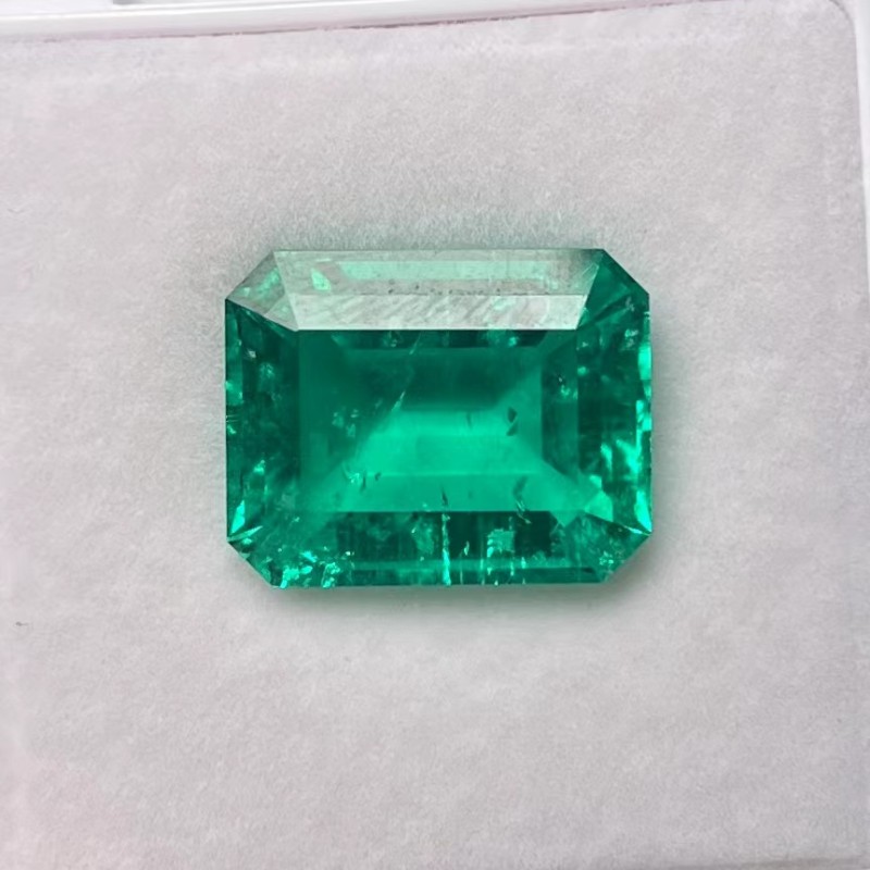Pirmiana Big Size 11.5ct Emerald Cut 12.32x15.62mm Lab Grown Emeralds with Inclushions Like Natural Emerald Gemstone for Jewelry Making Pirmiana Big Size 11.5ct Emerald Cut 12.32x15.62mm Lab Grown Emeralds with Inclushions Like Natural Emerald Gemstone for Jewelry Making