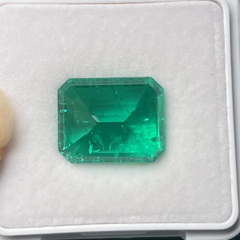 Pirmiana Big Size 11.5ct Emerald Cut 12.32x15.62mm Lab Grown Emeralds with Inclushions Like Natural Emerald Gemstone for Jewelry Making Pirmiana Big Size 11.5ct Emerald Cut 12.32x15.62mm Lab Grown Emeralds with Inclushions Like Natural Emerald Gemstone for Jewelry Making