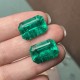 Pirmiana High Quality Emerald Cut 11x15mm Lab Grown Emeralds with Inclushions Like Natural Emerald Gemstone for Jewelry Making