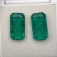 Pirmiana Big Size Emerald Cut 12x22mm 2pcs 32.7ct Lab Grown Emeralds with Inclushions Like Natural Emerald Gemstone for Jewelry Making Pirmiana Big Size Emerald Cut 12x22mm 2pcs 32.7ct Lab Grown Emeralds with Inclushions Like Natural Emerald Gemstone for Jewelry Making