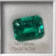 Pirmiana Big Size 16.3ct Emerald Cut 14x18mm Lab Grown Emeralds with Inclushions Like Natural Emerald Gemstone for Jewelry Making Pirmiana Big Size 16.3ct Emerald Cut 14x18mm Lab Grown Emeralds with Inclushions Like Natural Emerald Gemstone for Jewelry Making