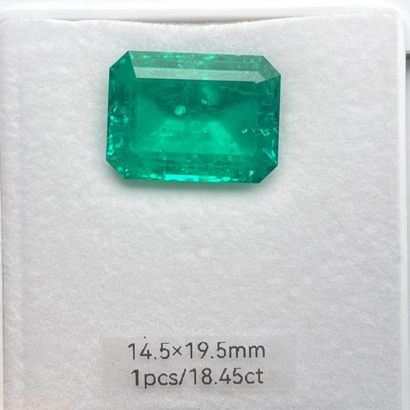 Pirmiana Big Size 18.45ct Emerald Cut 14.5x19.5mm Lab Grown Emeralds with Inclushions Like Natural Emerald Gemstone for Jewelry Making Pirmiana Big Size 18.45ct Emerald Cut 14.5x19.5mm Lab Grown Emeralds with Inclushions Like Natural Emerald Gemstone for Jewelry Making