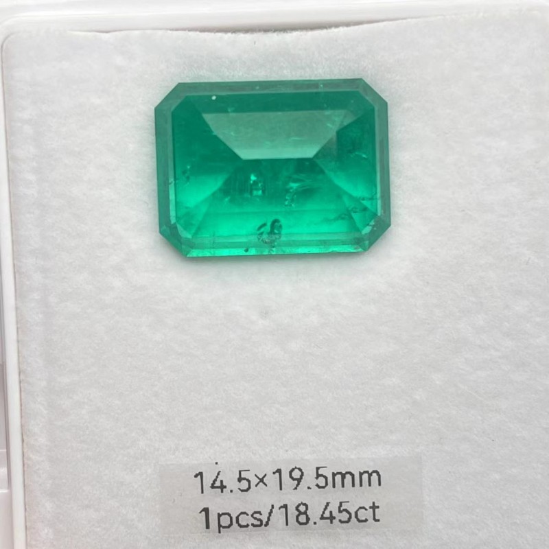 Pirmiana Big Size 18.45ct Emerald Cut 14.5x19.5mm Lab Grown Emeralds with Inclushions Like Natural Emerald Gemstone for Jewelry Making Pirmiana Big Size 18.45ct Emerald Cut 14.5x19.5mm Lab Grown Emeralds with Inclushions Like Natural Emerald Gemstone for Jewelry Making