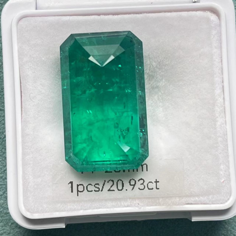 Pirmiana Big Size 20.93ct Emerald Cut 14x23mm Lab Grown Emeralds with Inclushions Like Natural Emerald Gemstone for Jewelry Making Pirmiana Big Size 20.93ct Emerald Cut 14x23mm Lab Grown Emeralds with Inclushions Like Natural Emerald Gemstone for Jewelry Making
