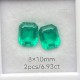 Pirmiana Big Size Emerald Cut 8x10mm Lab Grown Emeralds with Inclushions Like Natural Emerald Gemstone for Jewelry Making Pirmiana Big Size Emerald Cut 8x10mm Lab Grown Emeralds with Inclushions Like Natural Emerald Gemstone for Jewelry Making