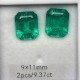Pirmiana Big Size Emerald Cut 9x11mm Lab Grown Emeralds with Inclushions Like Natural Emerald Gemstone for Jewelry Making Pirmiana Big Size Emerald Cut 9x11mm Lab Grown Emeralds with Inclushions Like Natural Emerald Gemstone for Jewelry Making