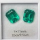 Pirmiana Big Size Emerald Cut 9x11mm Lab Grown Emeralds with Inclushions Like Natural Emerald Gemstone for Jewelry Making Pirmiana Big Size Emerald Cut 9x11mm Lab Grown Emeralds with Inclushions Like Natural Emerald Gemstone for Jewelry Making