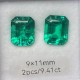 Pirmiana Big Size Emerald Cut 9x11mm Lab Grown Emeralds with Inclushions Like Natural Emerald Gemstone for Jewelry Making Pirmiana Big Size Emerald Cut 9x11mm Lab Grown Emeralds with Inclushions Like Natural Emerald Gemstone for Jewelry Making