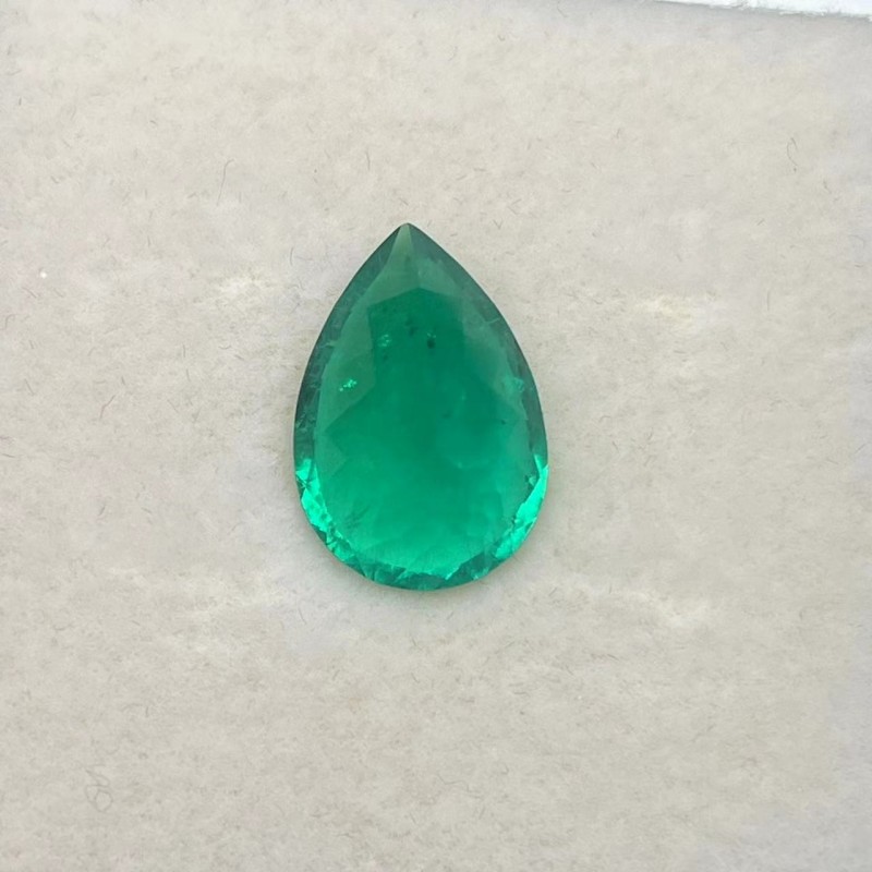 Ruif Jewelry Top Quality Pear Shape 11x16mm 7.11ct Lab Grown Emeralds Columbia Color Loose Gemstone for Diy Jewelry Making Ruif Jewelry Top Quality Pear Shape 11x16mm 7.11ct Lab Grown Emeralds Columbia Color Loose Gemstone for Diy Jewelry Making