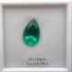 Ruif Jewelry Top Quality Pear Shape 11x18mm 8.09ct Lab Grown Emeralds Columbia Color Loose Gemstone for Diy Jewelry Making