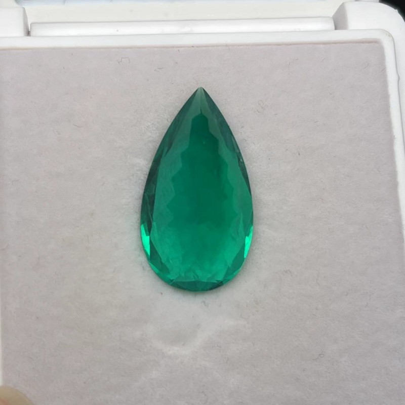 Ruif Jewelry Top Quality Pear Shape 11.68x23.24mm 10.94ct Lab Grown Emeralds Columbia Color Loose Gemstone for Diy Jewelry Making Ruif Jewelry Top Quality Pear Shape 11.68x23.24mm 10.94ct Lab Grown Emeralds Columbia Color Loose Gemstone for Diy Jewelry Making