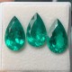 Ruif Jewelry Top Quality Pear Shape 13x22mm Lab Grown Emeralds Columbia Color Loose Gemstone for Diy Jewelry Making Ruif Jewelry Top Quality Pear Shape 13x22mm Lab Grown Emeralds Columbia Color Loose Gemstone for Diy Jewelry Making