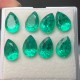 Ruif Jewelry Top Quality Pear Shape 9x13mm Lab Grown Emeralds Columbia Color Loose Gemstone for Diy Jewelry Making Ruif Jewelry Top Quality Pear Shape 9x13mm Lab Grown Emeralds Columbia Color Loose Gemstone for Diy Jewelry Making