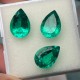 Ruif Jewelry Top Quality Pear Shape 12x17mm Lab Grown Emeralds Columbia Color Loose Gemstone for Diy Jewelry Making Ruif Jewelry Top Quality Pear Shape 12x17mm Lab Grown Emeralds Columbia Color Loose Gemstone for Diy Jewelry Making