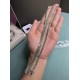 Ruif Jewelry Classic Popular Design 3mm Each Green Color Moissanite tennis  Bracelet S925 Silver  Fashion Jewelry 