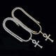 Ruif Jewelry S925 silver Moissanite cross pendant can be worn with a 3mm-6.5mm tennis chain(Just the Moissanite pendant, not including the chain) Ruif Jewelry S925 silver Moissanite cross pendant can be worn with a 3mm-6.5mm tennis chain(Just the Moissanite pendant, not including the chain)