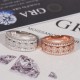 Ruif Jewelry S925 Silver Moissanite half ring in D colour in stock Ruif Jewelry S925 Silver Moissanite half ring in D colour in stock