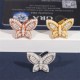 Ruif Jewelry S925 Silver Moissanite Butterfly Ring Light luxury fashion rings Ruif Jewelry S925 Silver Moissanite Butterfly Ring Light luxury fashion rings