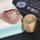Ruif Jewelry S925 Silver Moissanite hip Hop rap rings Ruif Jewelry S925 Silver Moissanite hip Hop rap rings