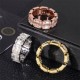 Ruif Jewelry S925 Silver D rectangular Moissanite hip Hop rings for boys Ruif Jewelry S925 Silver D rectangular Moissanite hip Hop rings for boys