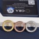 Ruif Jewelry S925 Silver Full diamond D Moissanite tow row stone Hip Hop light luxury rings Ruif Jewelry S925 Silver Full diamond D Moissanite tow row stone Hip Hop light luxury rings