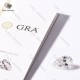 Ruif Jewelry 100% Natural Black Color Moissanite Loose Stone GRA Report Pear Shape Moissanitediamond for Custom Jewelry