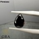 Ruif Jewelry 100% Natural Black Color Moissanite Loose Stone GRA Report Pear Shape Moissanitediamond for Custom Jewelry