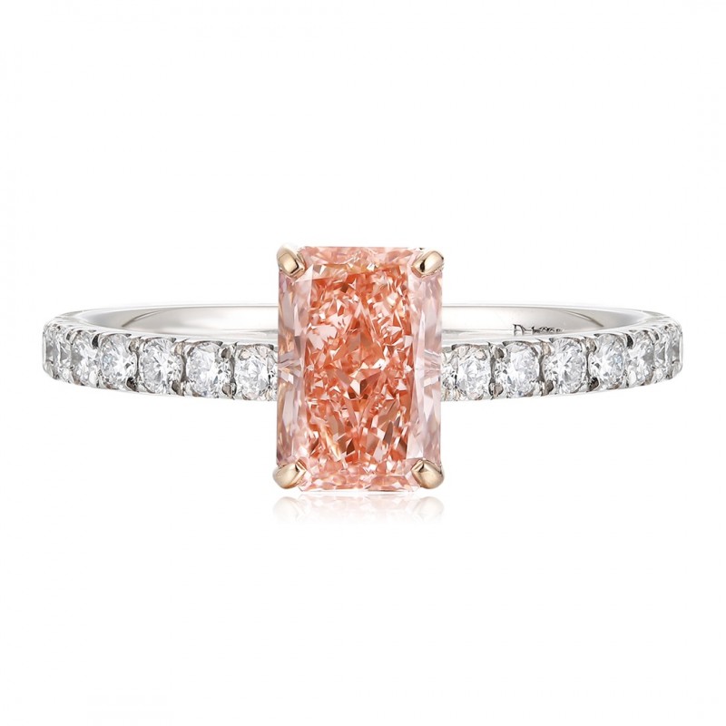 Ruif Jewelry Classic Design PT950 Platinum 1.23ct Lab Grown Diamond Ring Gemstone Jewelry