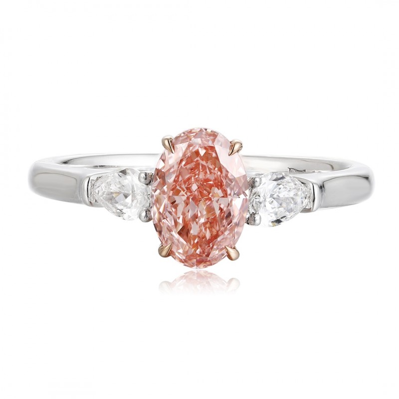 Ruif Jewelry Classic Design PT950 Platinum 1.13ct Lab Grown Diamond Ring Gemstone Jewelry