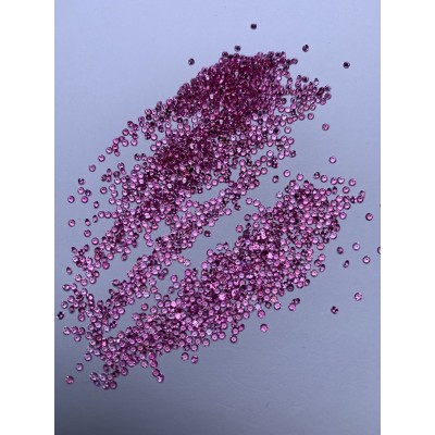 Ruif Jewelry Wholesale Price 0.8-1.6mm Hot Red Natural Spinel Loose Melee Gemstone for Jewelry Making
