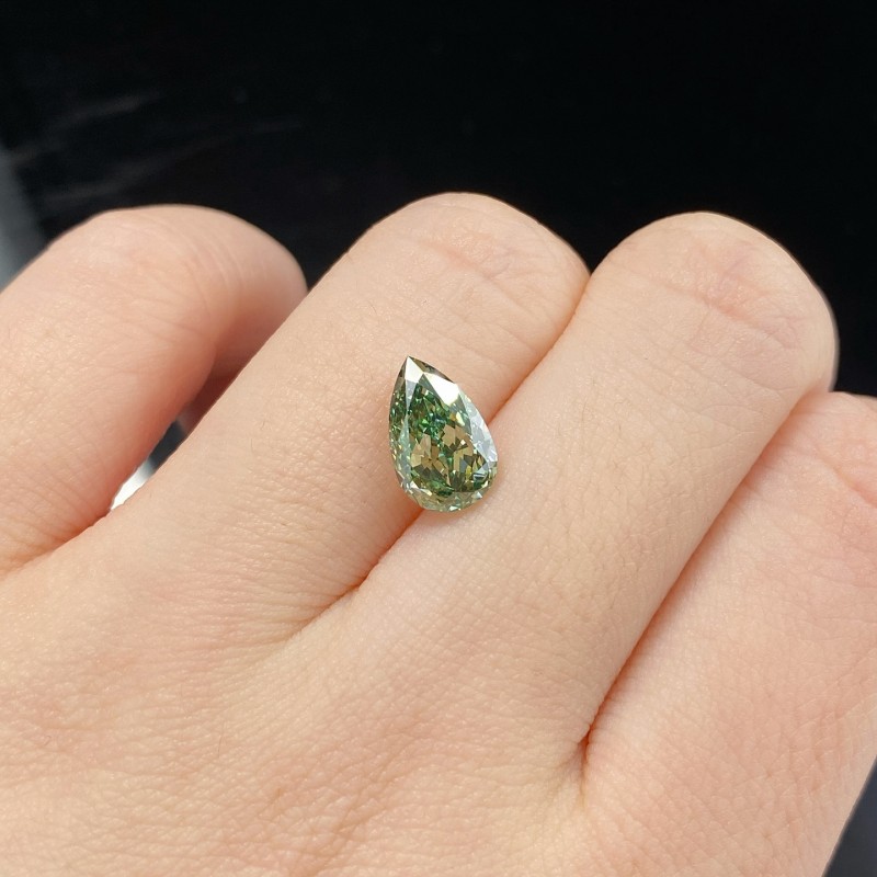 Ruif Jewelry 2.01ct Green Lab Grown Diamonds IGI certificate LG766672093 Diamonds for DIY Jewelry Making Size Customizable