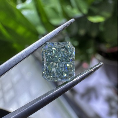 Ruif Jewelry 1.61ct Green Lab Grown Diamonds IGI certificate LG727513177 Diamonds for DIY Jewelry Making Size Customizable