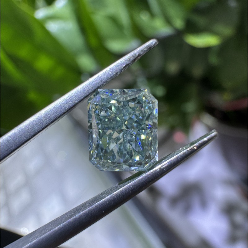 Ruif Jewelry 1.61ct Green Lab Grown Diamonds IGI certificate LG727513177 Diamonds for DIY Jewelry Making Size Customizable
