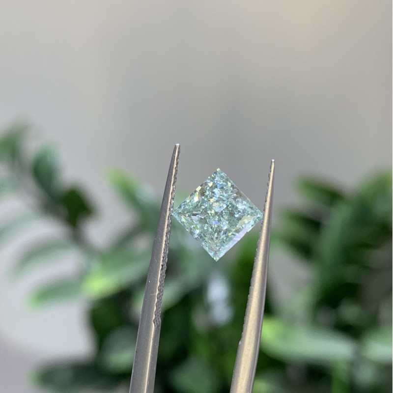 Ruif Jewelry 1.98ct Green Lab Grown Diamonds IGI certificate LG732561296 Diamonds for DIY Jewelry Making Size Customizable