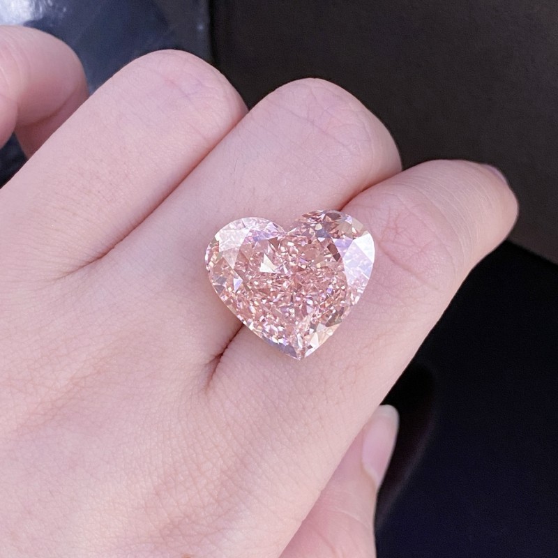 Ruif Jewelry Heart Cut 21.68ct Lab Grown Diamond With IGI Certificate LG782629532