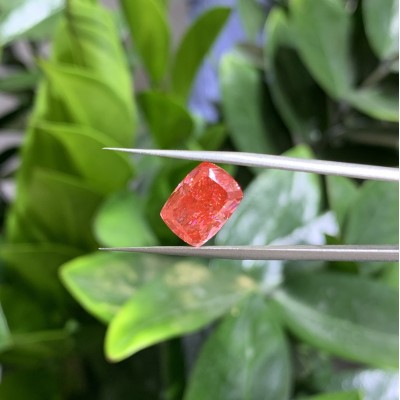 Ruif Jewelry Cushion Cut 5.01CT Red Lab Grown Diamond with IGI certificate LG749515966