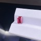 Ruif Jewelry Emerald Cut 3.01CT Red Lab Grown Diamond with IGI certificate LG768645270