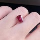 Ruif Jewelry Emerald Cut 3.01CT Red Lab Grown Diamond with IGI certificate LG768645270