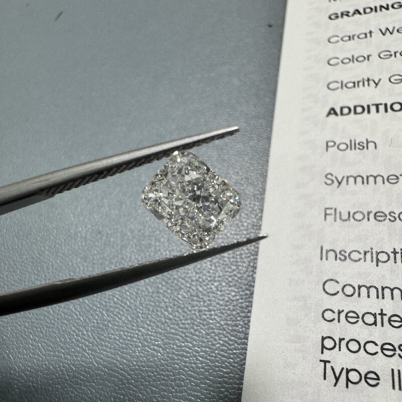 Ruif Jewelry 2.01ct Radiant Cut D VVS2 Lab Grown Diamond with IGI certificate LG671403211