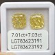 Ruif Jewelry Match Fancy Shape Yellow Lab Grown Diamond with IGI certificate In stock
