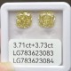 Ruif Jewelry Match Fancy Shape Yellow Lab Grown Diamond with IGI certificate In stock