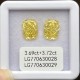 Ruif Jewelry Match Fancy Shape Yellow Lab Grown Diamond with IGI certificate In stock