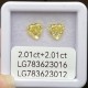 Ruif Jewelry Match Fancy Shape Yellow Lab Grown Diamond with IGI certificate In stock