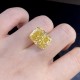 Ruif Jewelry Cushion Cut 12.25CT Yellow Lab Grown Diamond with IGI certificate LG734514739