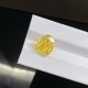 Ruif Jewelry Heart Cut 10.10CT Yellow Lab Grown Diamond with IGI certificate LG738527038
