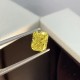 Ruif Jewelry 1.18ct Fancy Vivid  Yellow Radiant Cut Lab Grown Diamond HPHT Loose Diamond for Jewelry Making